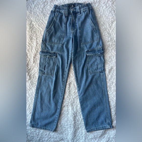 Simple Society Cargo Jeans size 00/23 - Picture 2 of 11
